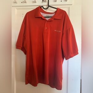 Red Columbia PFG dry fit